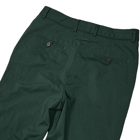 Jean Paul Gaultier JPG Wool Blend Dark Green Dress Pants Womens 40 - Picture 7 of 11